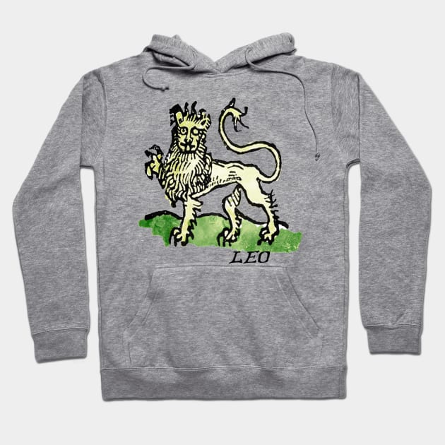 Leo - Medieval Astrology: Hoodie by The Blue Box